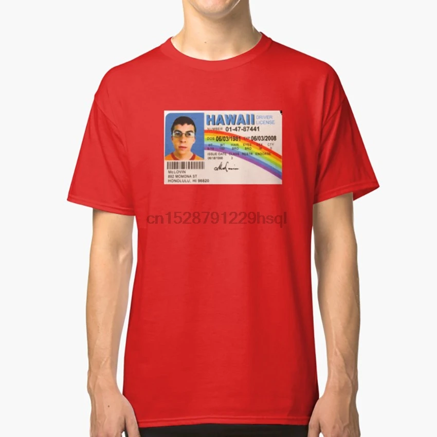 Mclovin ID T Shirt|T-shirt| - AliExpress