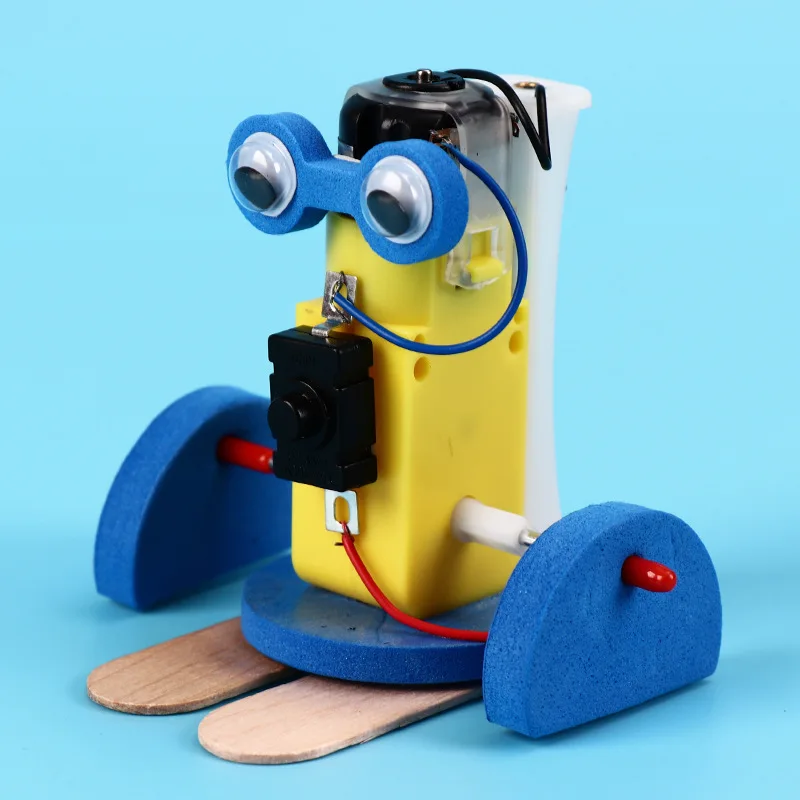 DIY Electronic Walking Robot Model Kits Kids School Science Educational Toys ar 