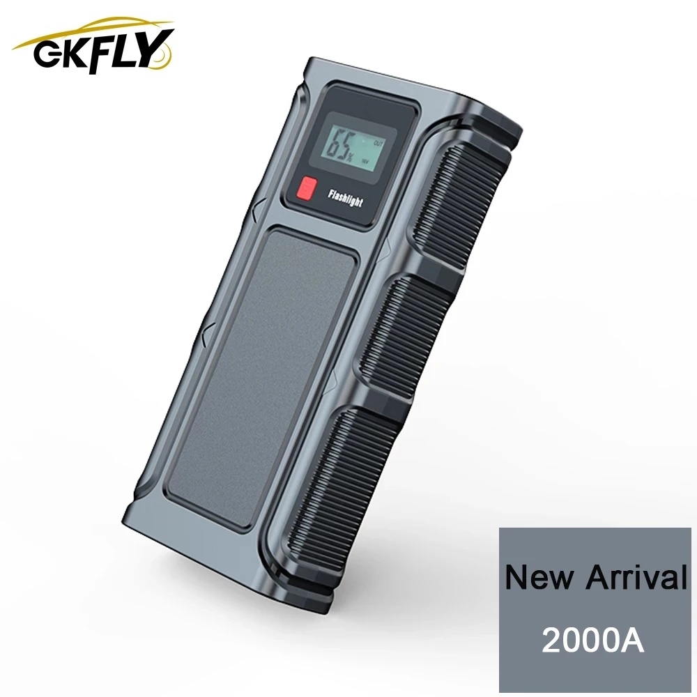 Новый высокотоковый 2000A автомобильный стартер Power Bank 68800mAh 12V пусковое устройство