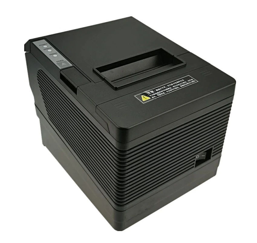 Wholesale 12PCS 80mm Receipt Printer USB Ethernet Serial Three Ports Are Integrated In One Printer Automatic Cutting