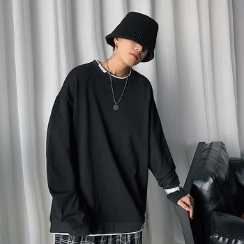 

Men's sweatshirt 2020 spring and summer new round neck trend handsome sweatshirt youth personality fashion trend men's clothing