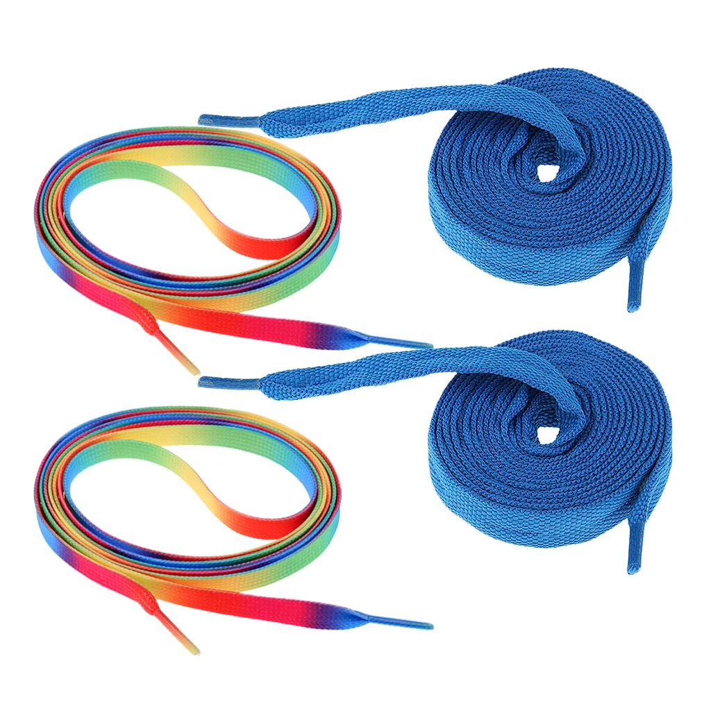 2 Pairs Roller Inline Skate Shoelaces Skates Strings Shoe Laces 180cm