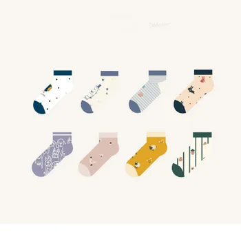 

Spring Summer New Product Lovely Cartoon Happy Socks Creative Animal Sheep Dog Rabbit College Style Kawaii Funny Socks