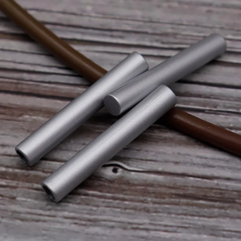 Coolstring Accessory Zinc Alloy Metal Aglets Shoelace 40mm*6mm Silver Thiny Tips Zapatillas Mujer Sneaker Rope Ends Wholesale
