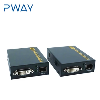 

2KM DVI Fiber optic extender provides extension of DVI and 3D signals long distances over one fiber optic cable