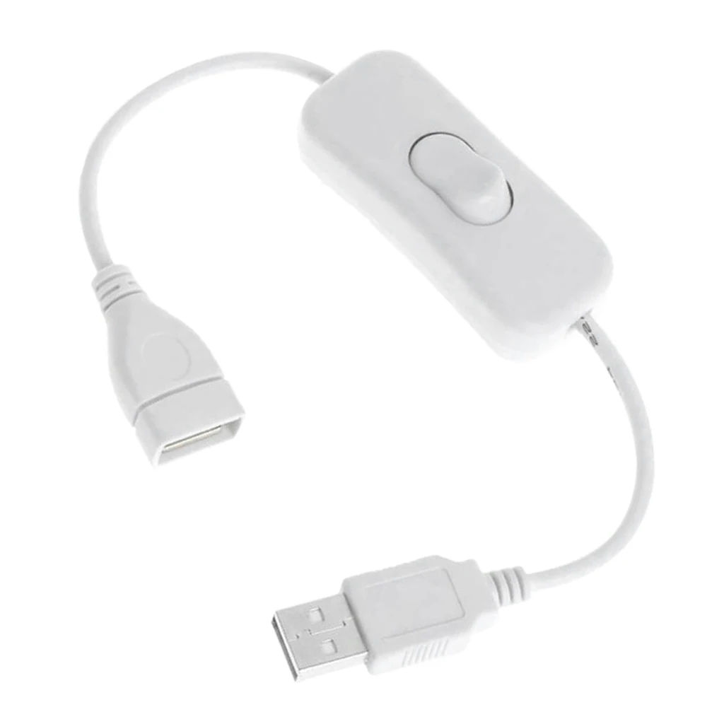 Extension Cable-USB 2.0 Male to Female Extension Data Cable with ON/Off Switch for PC Laptop USB Flash Drive Card