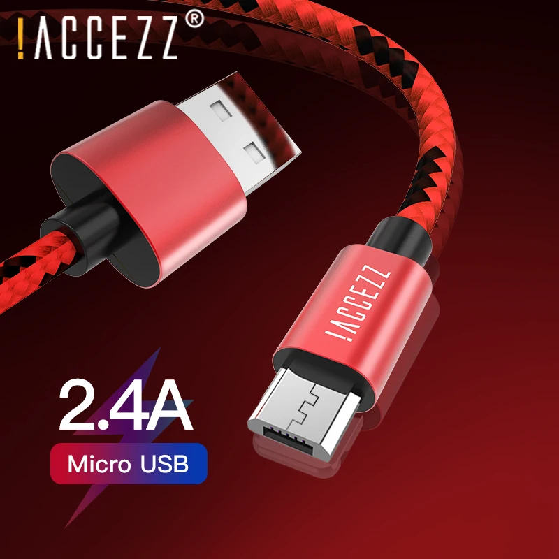 ! Нейлоновый USB кабель ACCEZZ для быстрой зарядки и синхронизации телефонов Samsung Galaxy