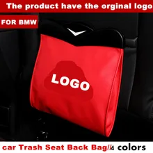 Led Dual-use Storage Bag Car Vehicle Trash Rubbish Bin Garbage Can Styling Dust Case Seat Back Bag For Nissan Ashtray Barrel