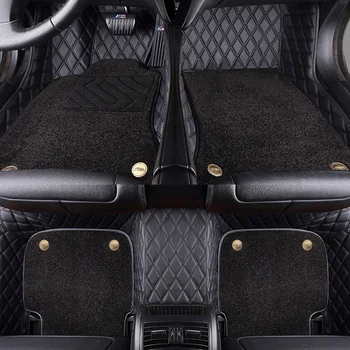 

Car floor mats for Audi A3 S3 foot case heavy duty all weather protection 5D car-styling carpet rugs liners (2014-)