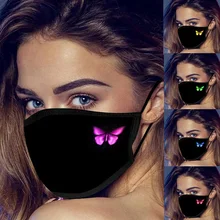 Dustproof Washable Masks Adults/Child Butterfly Printed Face Fabric Mask Reusable Masque Comfortable Safe Mouth Mask Lady