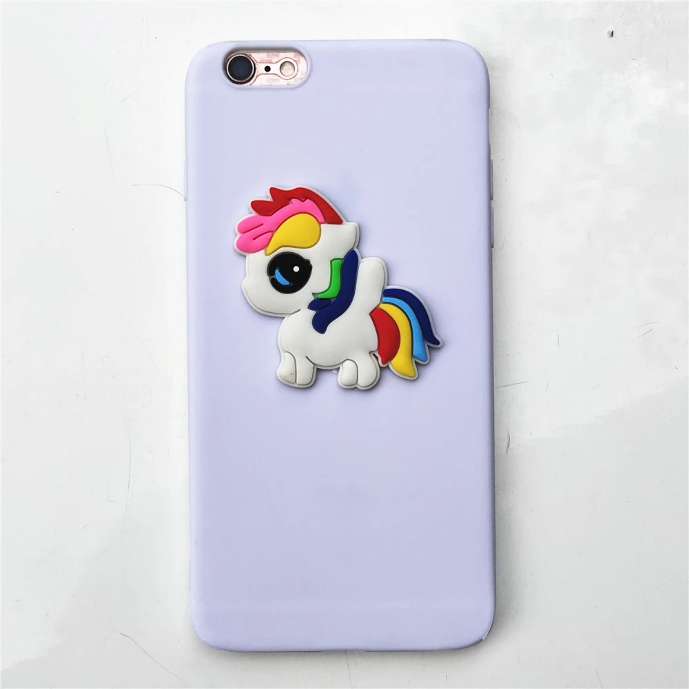 White Мультяшный яркий цвет чехол для iPhone 6 6S Plus 7 7S Plus 5 5S SE X XS MAX XR Мягкий силиконовый чехол из ТПУ - Цвет: White