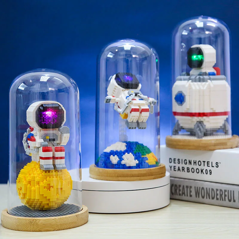 Мини-конструктор астронавт сделай сам игрушка Новое поступление 3D модель