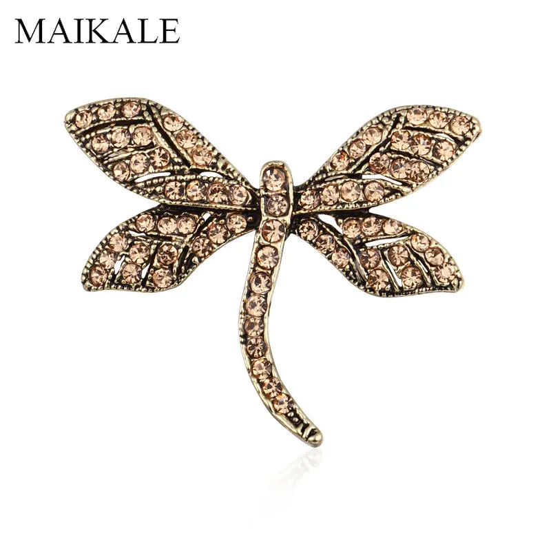 Женская Брошь с кристаллами MAIKALE новая искусственная брошь для девочек|Броши| |