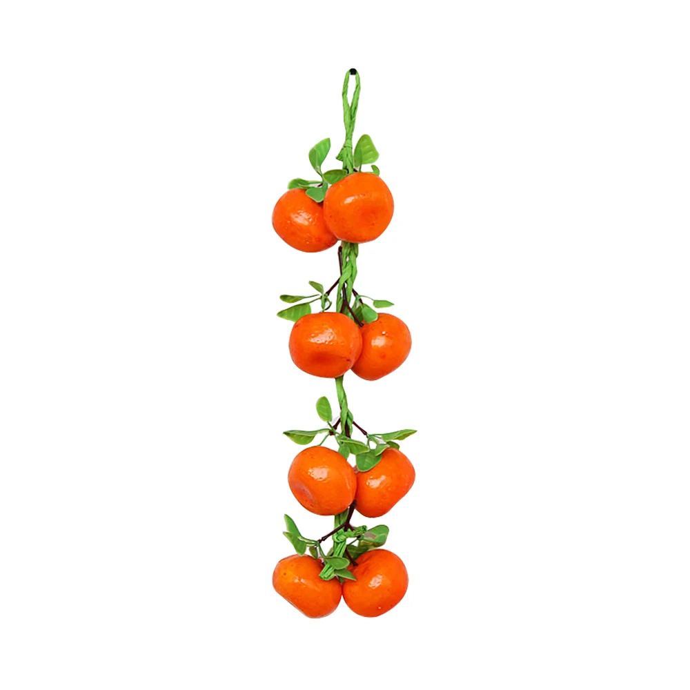 04 Искусственное фруктовое моделирование связка банан яблоки, персики orange lemon интерьера подвесной реквизит завод праздничные принадлежности - Цвет: 04