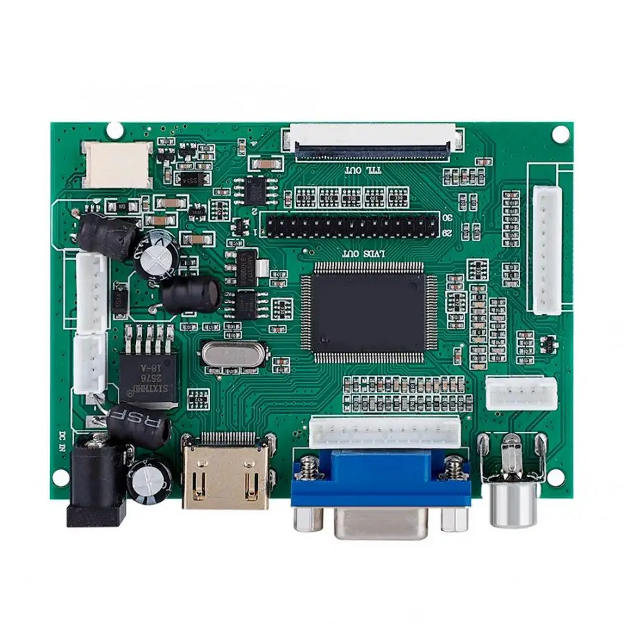 Демонстрационная плата аксессуары 9 дюймов ЖК-дисплей модуль HDMI+ VGA+ 2AV плата драйвера для raspberry pi