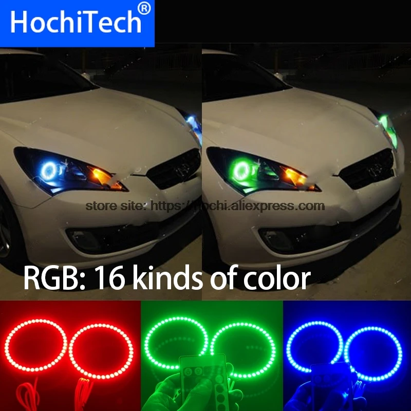 HochiTech RGB многоцветный светодиодный комплект колец &quotангельские глазки&quot супер
