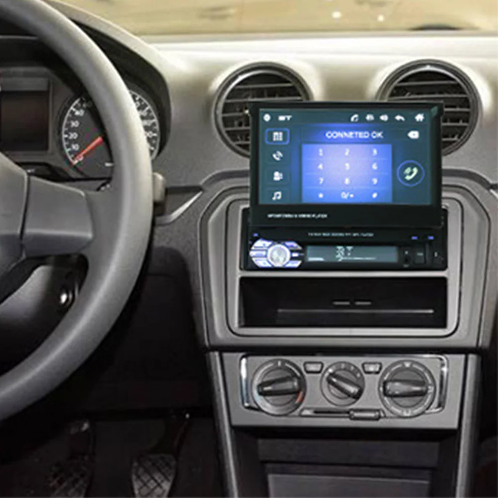 7 ''HD цифровой дисплей выдвижной экран автомобиля Mp4 Mp5 плеер стерео fm-передатчик автомобильное аудио-радио Bluetooth версия
