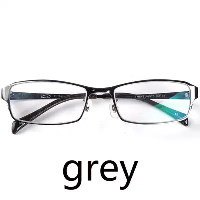 gunmetal grey Синий светильник, блокирующие очки для чтения, для мужчин и женщин, титановые черные/бронзовые, суперпрочные - Цвет оправы: gunmetal grey
