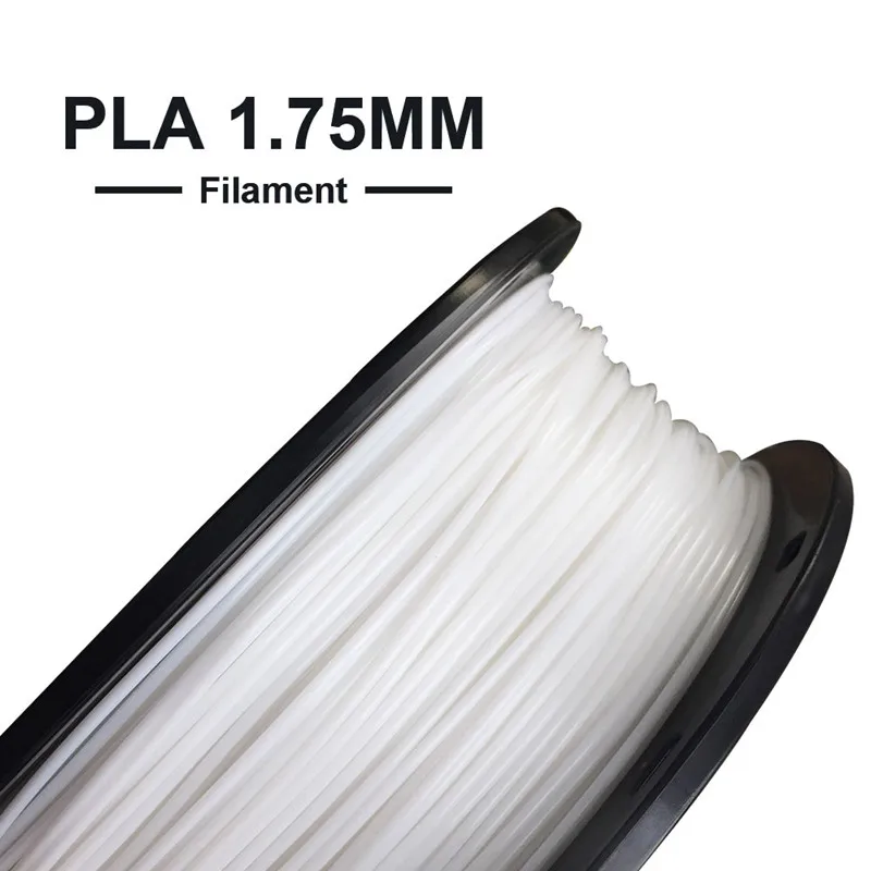 EasyThreed 3d принтер PLA нить 1,75 мм нить мерная+/-0,05 мм 1 кг Белый 3D пластик печатный материал для RepRap