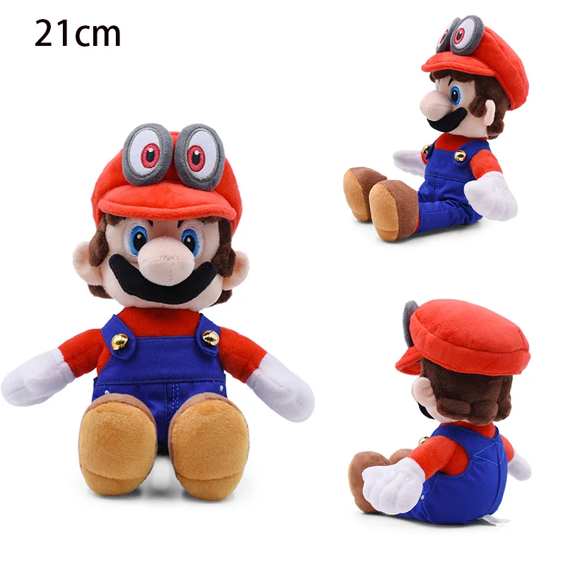 Super Mario Bros Luigi Плюшевые игрушки Super Mario Stand Mario Brother мягкие игрушки мягкие куклы подарок для детей Высокое качество - Цвет: 6