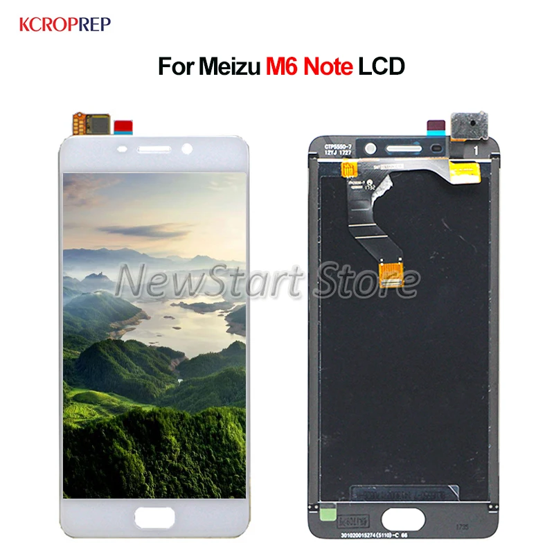 

For Meizu M6 Note LCD Display Touch Screen Digitizer Assembly With Frame For Meizu M6Note lcd 5.0" Replacement Accessory Parts