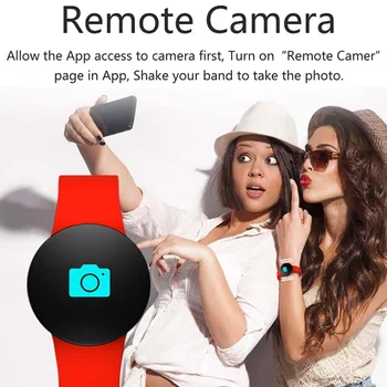 

Blood Oxyen Monitor Fitness Tracker Call Reminder Smartband With Remote Camera D3 PLUS Smart Watch