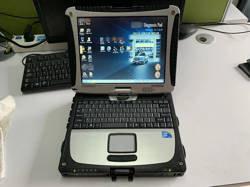 Sd-подключение c4 с SSD,09 v программное обеспечение dts hht для MB car truck bus star c4 Диагностика с CF19 ноутбук уже активирован