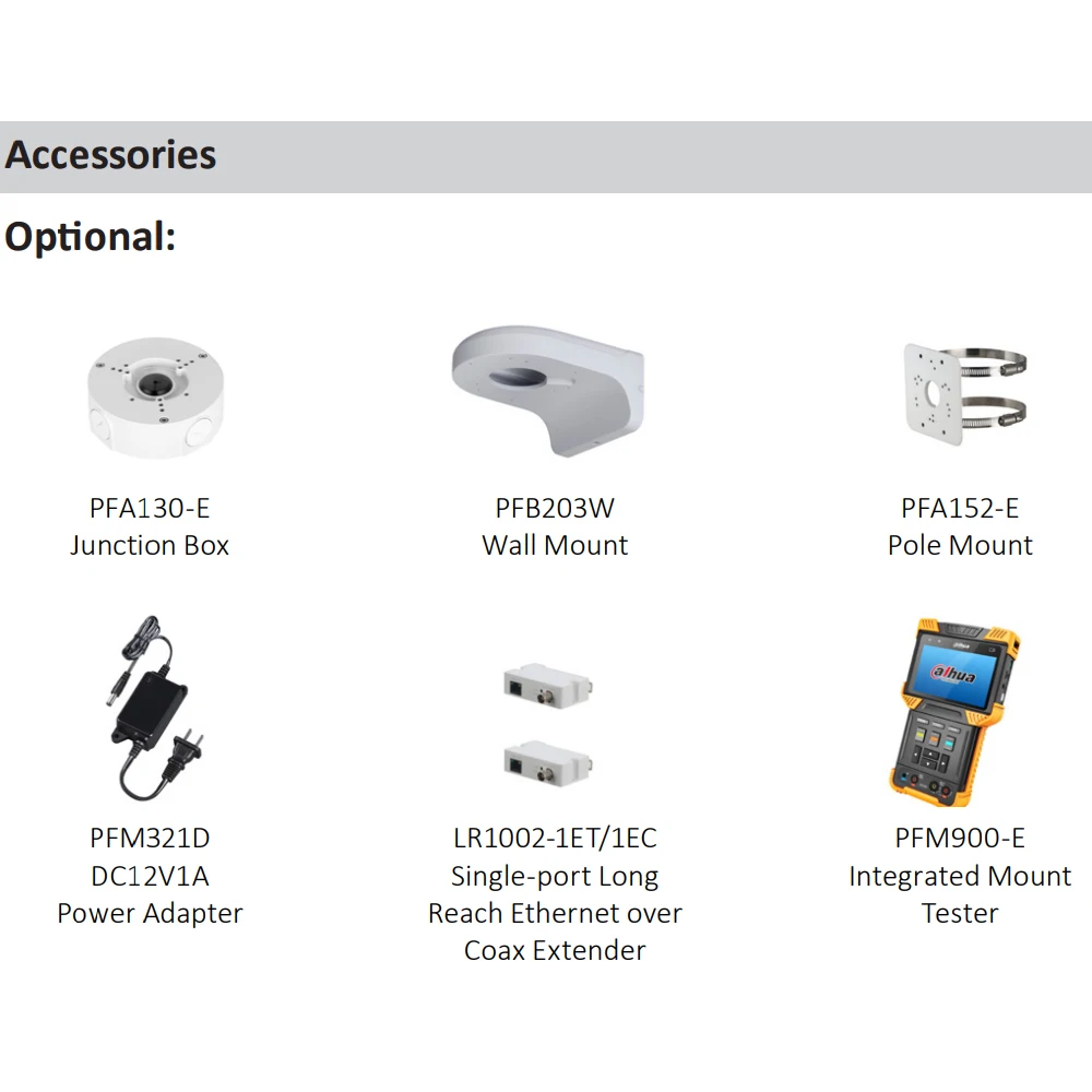 Slot para Cartão H.265 + 30 Original Dahua Built-in Mic sd m ir Ivs Wdr Onvif Ip67 Starlight Globo Ocular Câmera ip Ipc-hdw2531tm-as 5mp Poe 9 Original dahua IPC-HDW2531TM-AS 5mp poe built-in mic