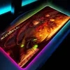 WOW Rgb Led Mouse Pad XXL Backlit Mat Gamer Gaming Accessories Mousepad Keyboard Mouse Computer with Cable for World of Warcraft ► Photo 2/5