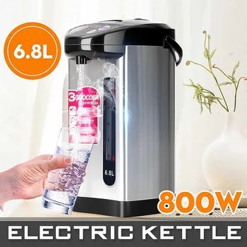 

6.8L 800W Stainless Steel Insulation Electric Boling Water Bottle Kettle Easy Clean Insulation And Power Saving Visual Water