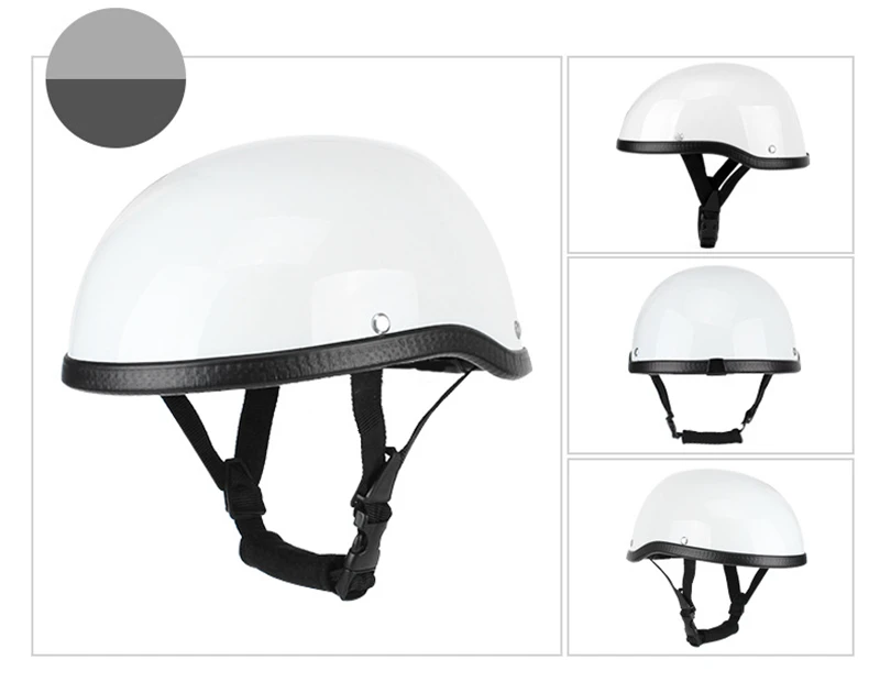 MoFlyeer ABS пластик мотоциклетный шлем для мотокросса Capacete половина шлем ретро матовый яркий черный