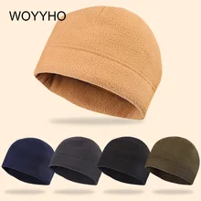 WOYYHO, уличная флисовая спортивная шапка для мужчин и женщин, ветрозащитная Кепка для кемпинга, походов, рыбалки, велоспорта, охоты, военная теплая зимняя теплая Кепка