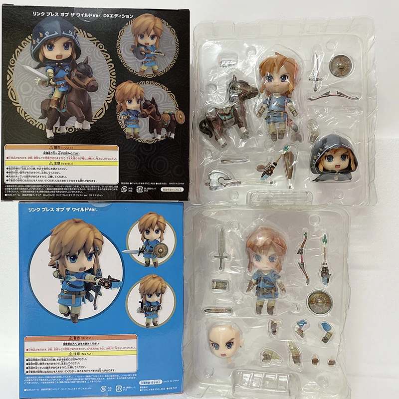 4 дюйма Nendoroid 733 DX Zelda фигурка дыхание диких Ver DX Edition Подарочная версия экшн Коллекционная Фигурка модель игрушки куклы