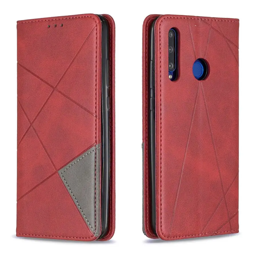 Red Чехол для huawei Honor 10i, магнитная кожа флип, чехол для Fundas huawei Honor 10 Lite, кошелек, чехол для huawei Honor 10i - Цвет: Red