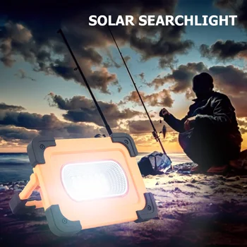 

30W Handheld LED Work Light Multi-functional Practical Durable Solar/USB Rechargeable Camping Outdoor Hanging Lamp