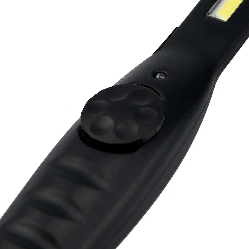 Светодиодный COB рабочий светильник 410 люмен Автомобильная Станция обслуживания тонкая фиксированная база Профессиональный Супер яркий ручной Перезаряжаемый USB флэш-светильник s