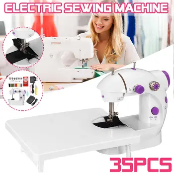 

Electric Sewing Machine Handheld Mini Sewing Device Home Hand Machine To Sew Adjustable Speed Sewing Machines With 33 Gift