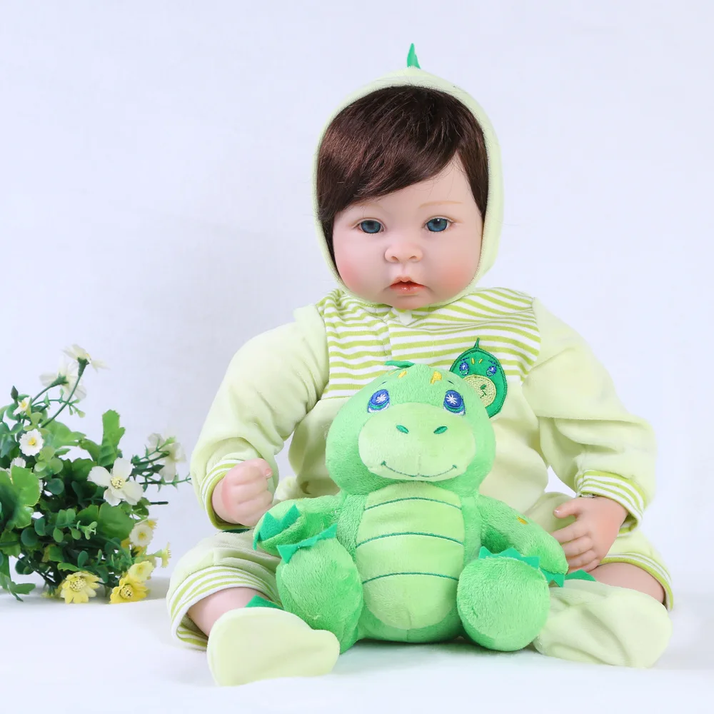 21 дюймов 53 см Bebe Baby Reborn кукла мягкая силиконовая игрушка для девочек Reborn Baby силиконовая виниловая кукла подарок на детский Рождественский подарок