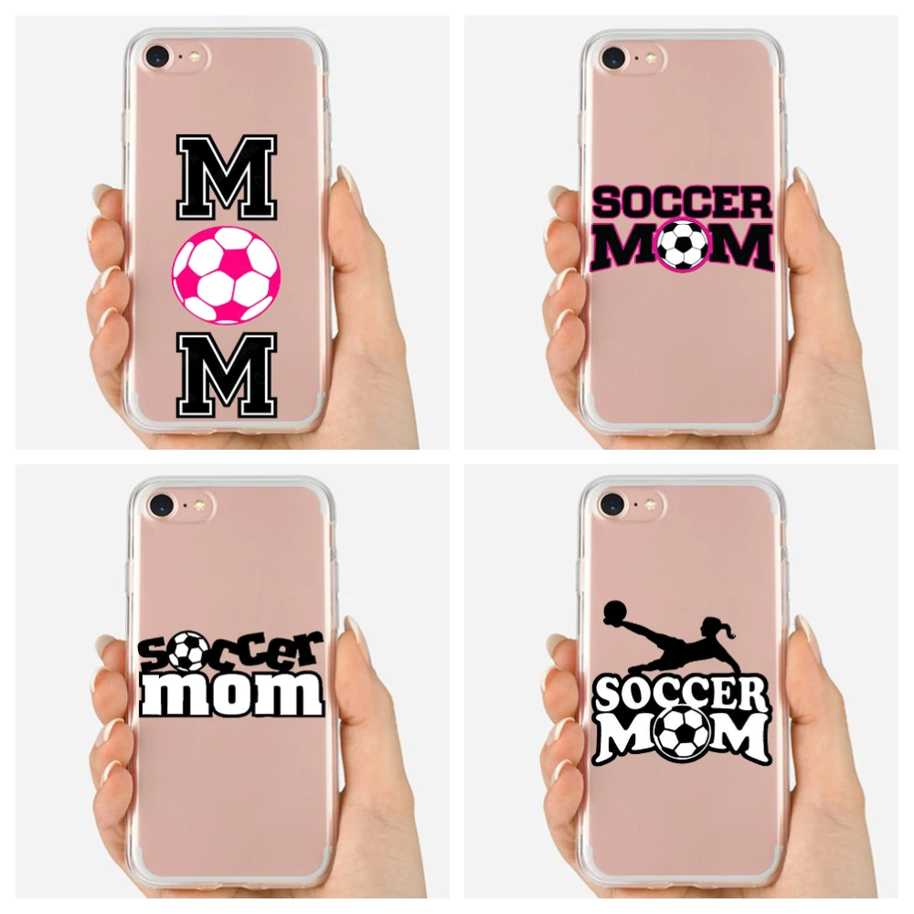 

Soccer Mom Phone Case Classic Movie Soft Silicone Transparent Clear cover for iphone 11 Pro MAX 6 6s 7 8plus 5s 5 X XS XR XSMax