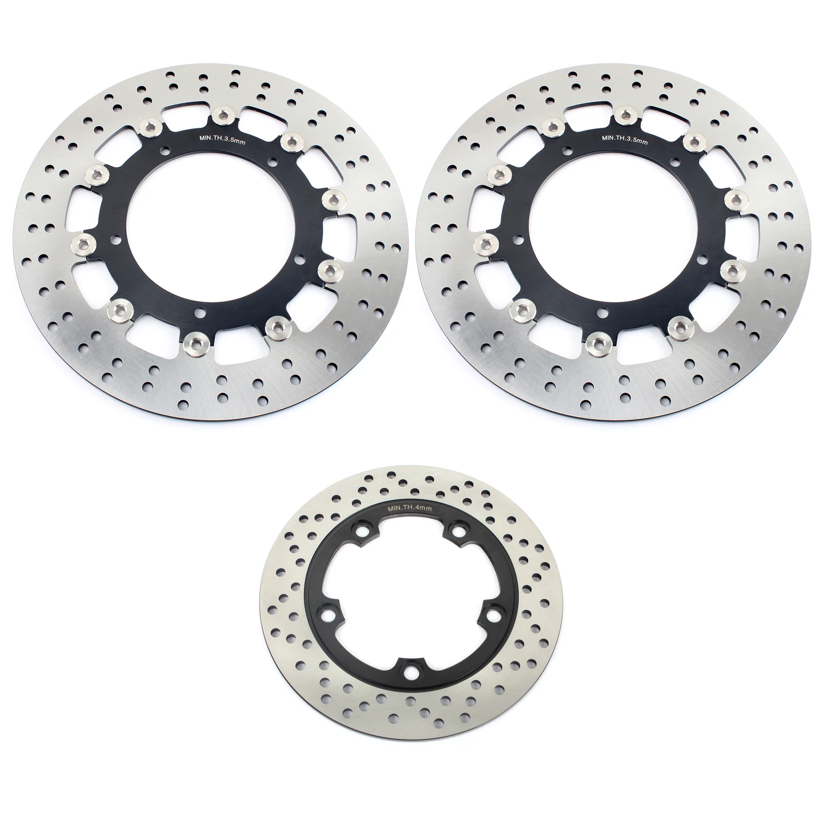 BIKINGBOY для Yamaha YZF R6 2005-2016 R1 2007 2008 2009 2010 2011 2012 2013 2014 круглые передние и задние тормоза