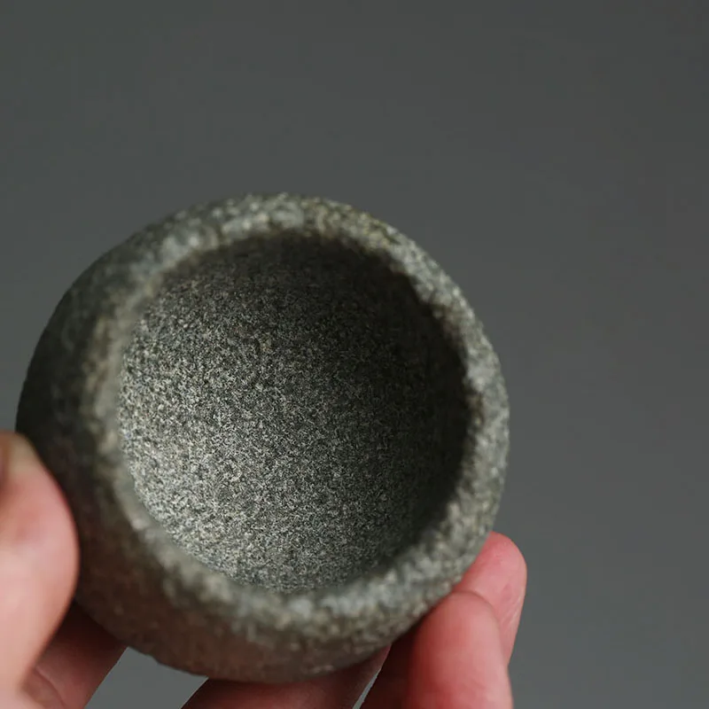 Stone Mortar Statue Ornament Home Desk Decoration Crafts Creative Tea Pet Ceremony Culture Gifts Table Accessories Office Decor 6
