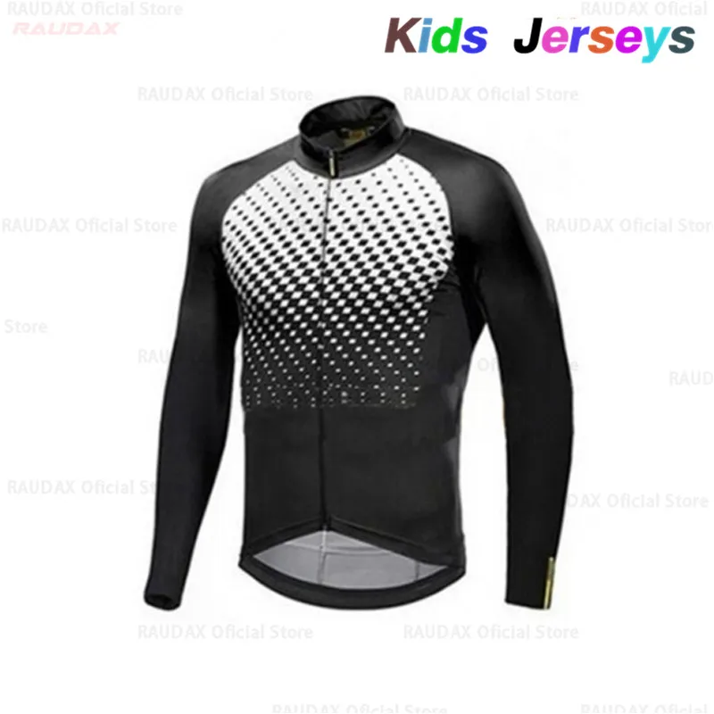 8 Новинка, Ropa Ciclismo Invierno, для мальчиков, Termica,, Pro Team Mavic, детская одежда для велоспорта, для девочек, с длинным рукавом, дышащий, комплект для велоспорта - Цвет: 8
