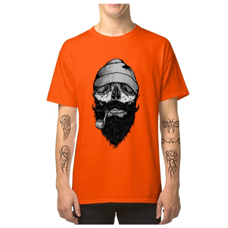 Bone_Sailor_8630 Tshirts Designer Short Sleeve Cool 100% Cotton Fabric O-Neck Mens T Shirt Printed On T-shirts Fall Bone_Sailor_8630 orange