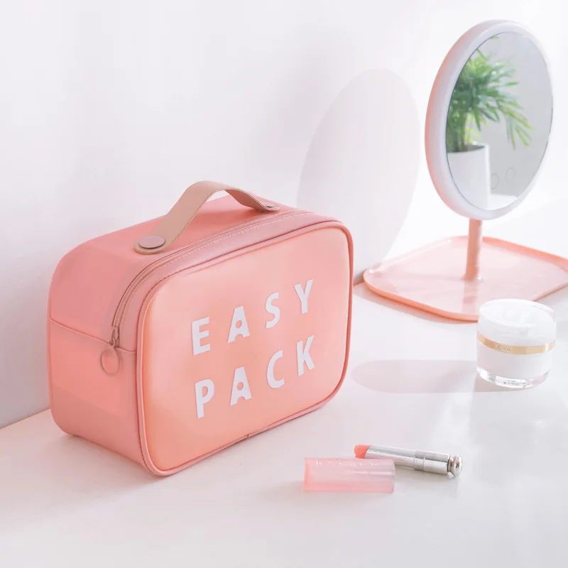 

Women Makeup Bags Travel Cosmetic Bag Toiletries Organizer Translucent Large Portable Bag Waterproof Storage Bathroom Wash Bag