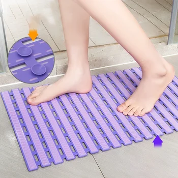 

Shower Mat Non Slip Bathtub Mats Bath Mats for Shower Tub with Suction Cups and Drain Holes 25X15.7 Inches