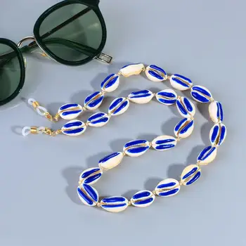 

C.QUAN CHI Shell Mask Chain For Women Chic Fashion Glasses Chain Leisure Shells Eyeglass Chain Non-Slip Hanging Neck Chain