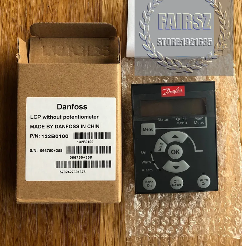 DANFOSS-Panel de Control LCP sin potenciómetro, Original, para inversor FC51, LCP11, 132B0100