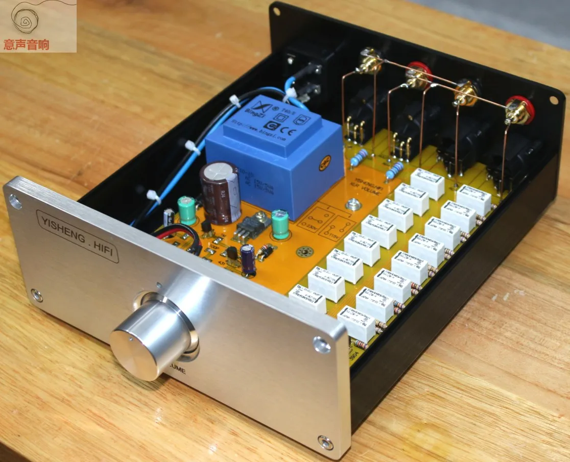 Advanced relay volume controller/balanced potentiometer/balanced preamplifier/passive preamplifier 4
