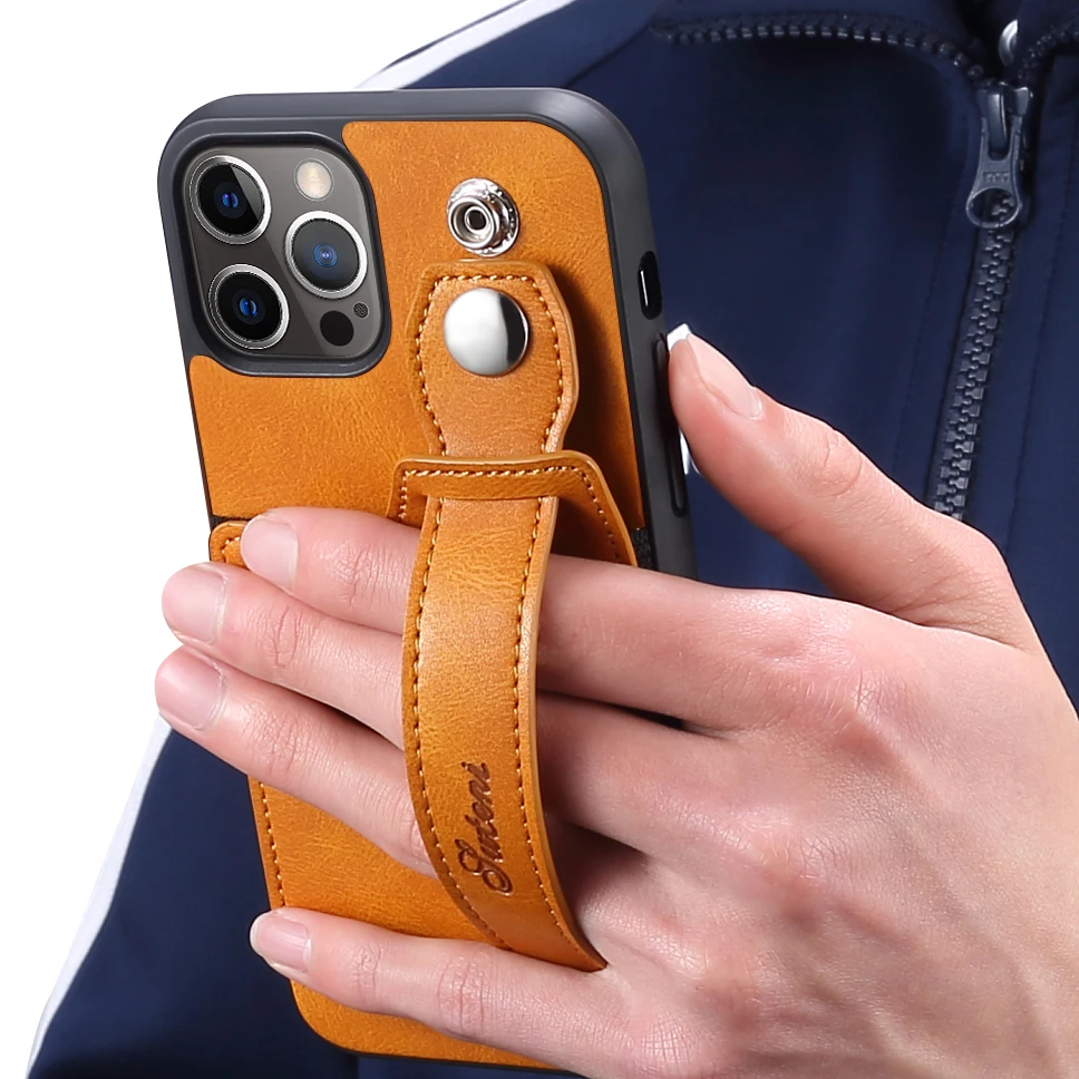 Leather Cover Phone Case For iPhone 6 6S 7 8 Plus 11 12 13 Pro XS Max