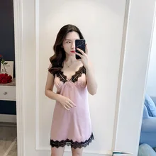 Розовый сексуальный женский шелковистый халат для спальни одноразовые нетканые медицинские маски ночная рубашка женская домашняя одежда ночная рубашка банный Халат